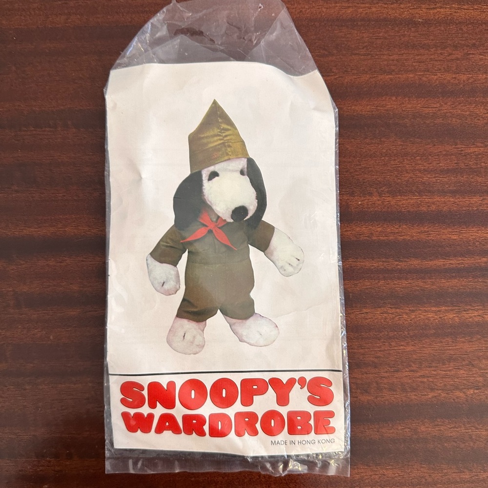 Snoopy Boy Scout vintage outfit nwot
